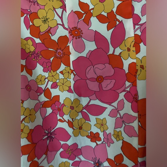 Della Spiga long blazer , original blazer , flower print , size 8 - Picture 9 of 12